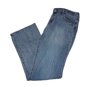 Ann Taylor Loft Womens Size 8 Blue Original Bootcut Jeans  28x30